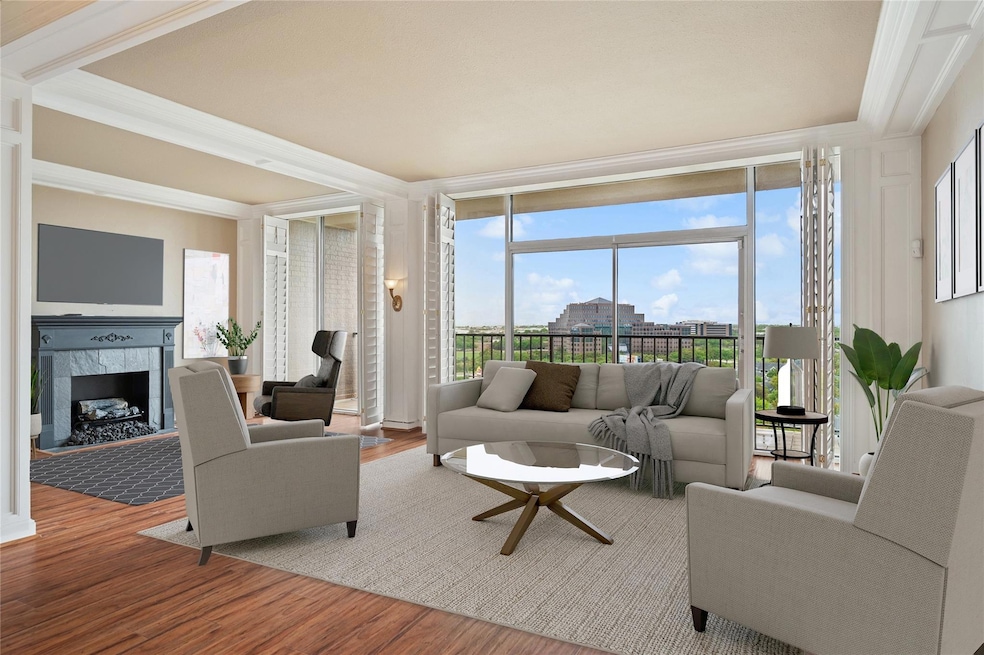 Virtually Staged Living Room