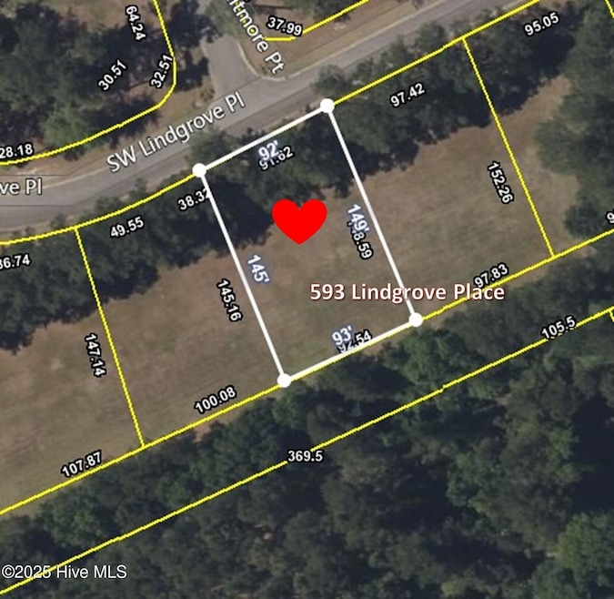 593 Lindgrove Place Aerial Map