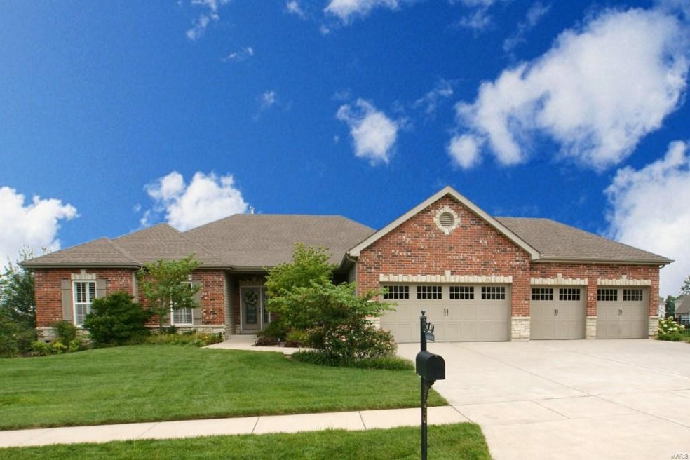 BEAUTIFUL RANCH SETS ON LARGE CUL-DE-SAC LOT, WALKOUT BASEMENT, 4 CAR GARAGE AND GORGEOUS INTERIOR!