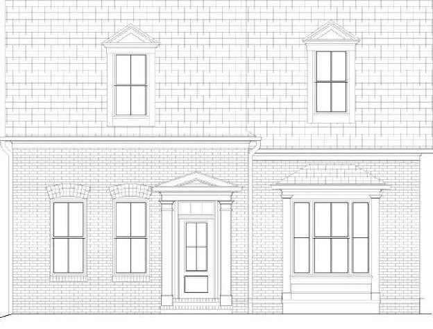 Exterior Front. Beautiful all brick front stately 