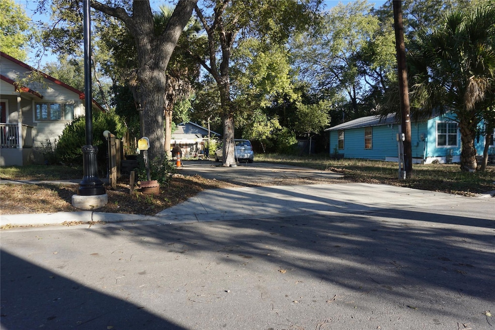 View of asphalt driveway
