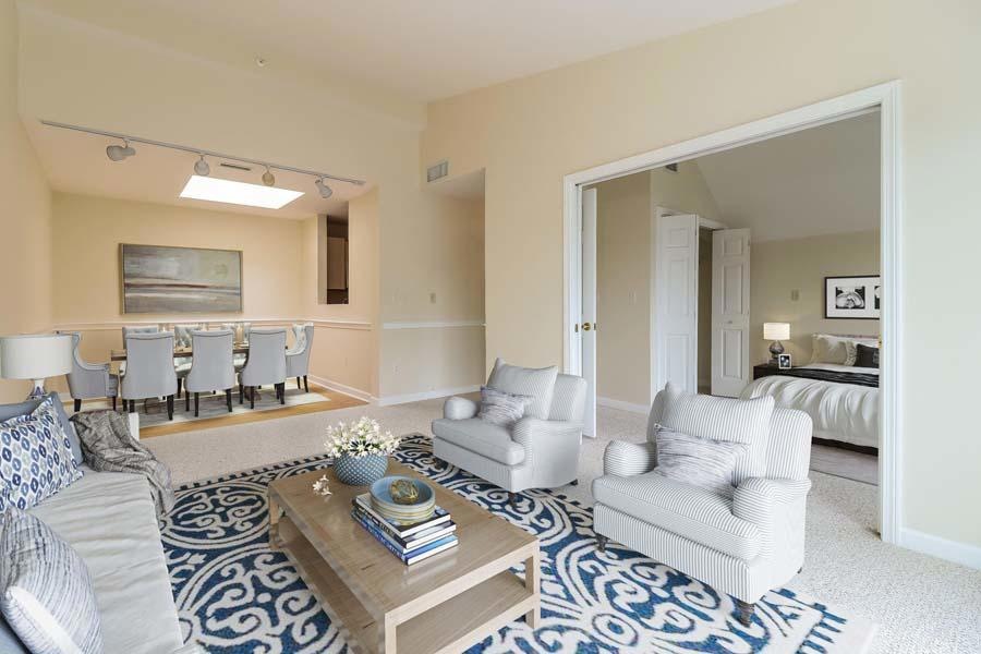 Skylit Open Floor Plan