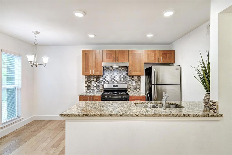 Spacious kitchen and dining nook