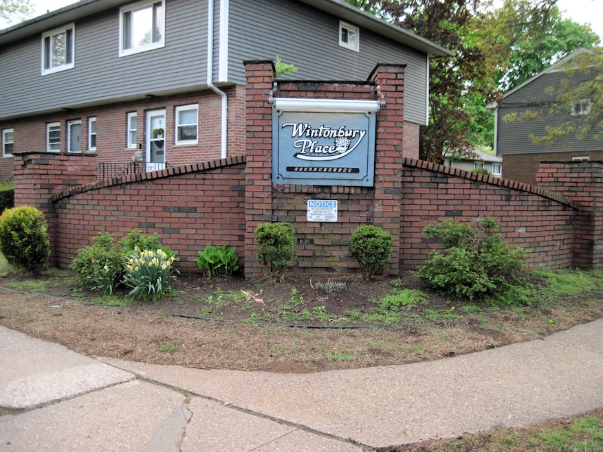 Front entrance to complex