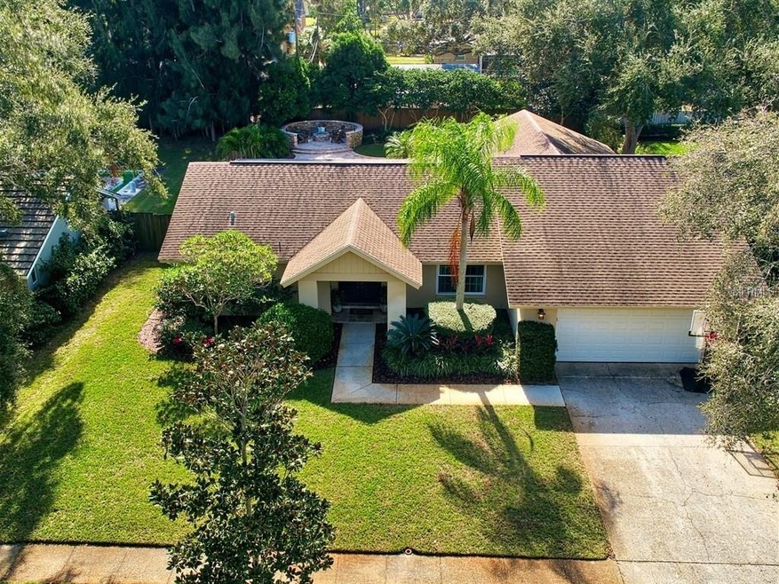 Gorgeous view of this home and large lot that is o