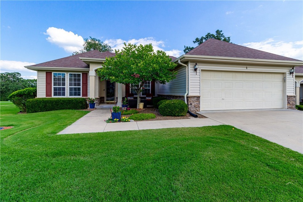 Curb appeal and you don't have to mow the grass.