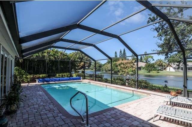 Pool and Lake View