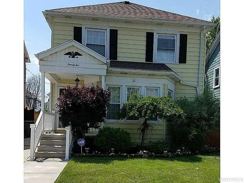 Exterior Front. charming front facade! New vinyl r