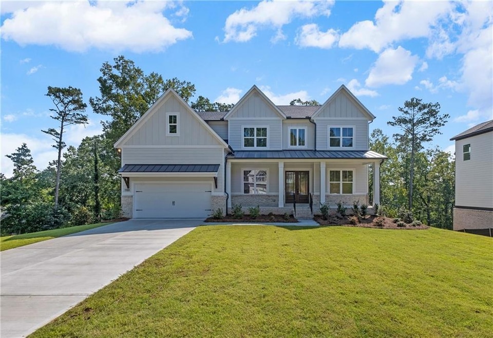 Payton Modern Farmhouse on full basement and cul de sac lot