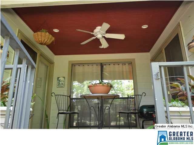 Beautiful Covered Patio overlooks a private wooded