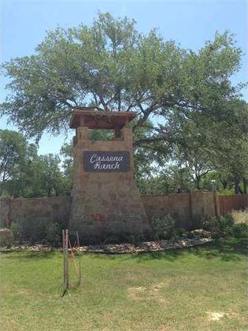 Stone entry for the restricted Cassena Ranch Subdi
