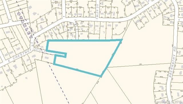 Shows entrance on West from Legion Dr. and from th