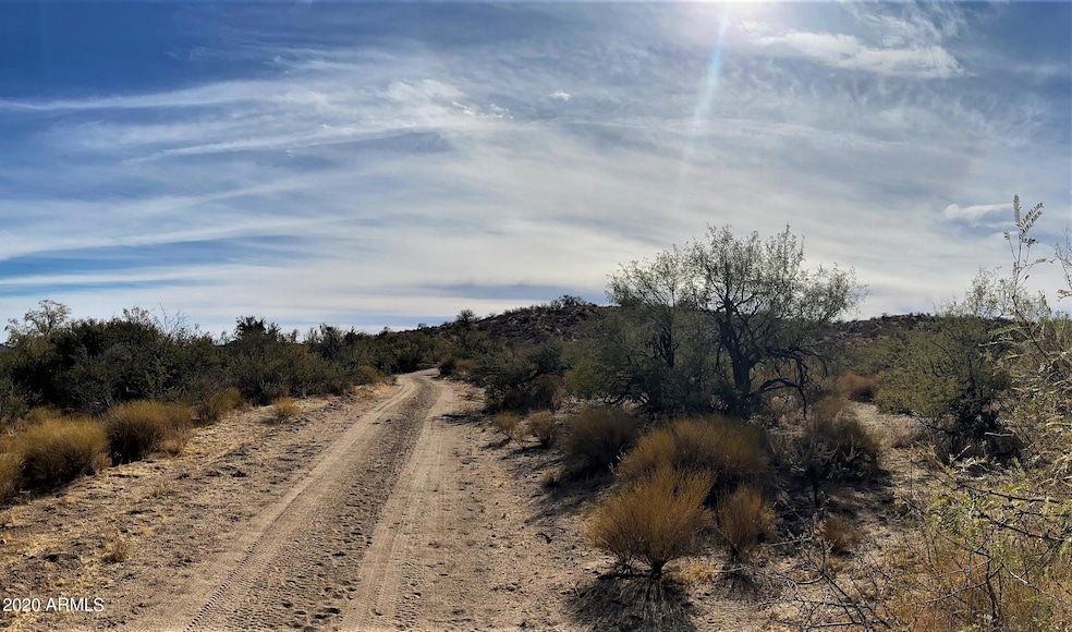Bottom road along Martinez wash