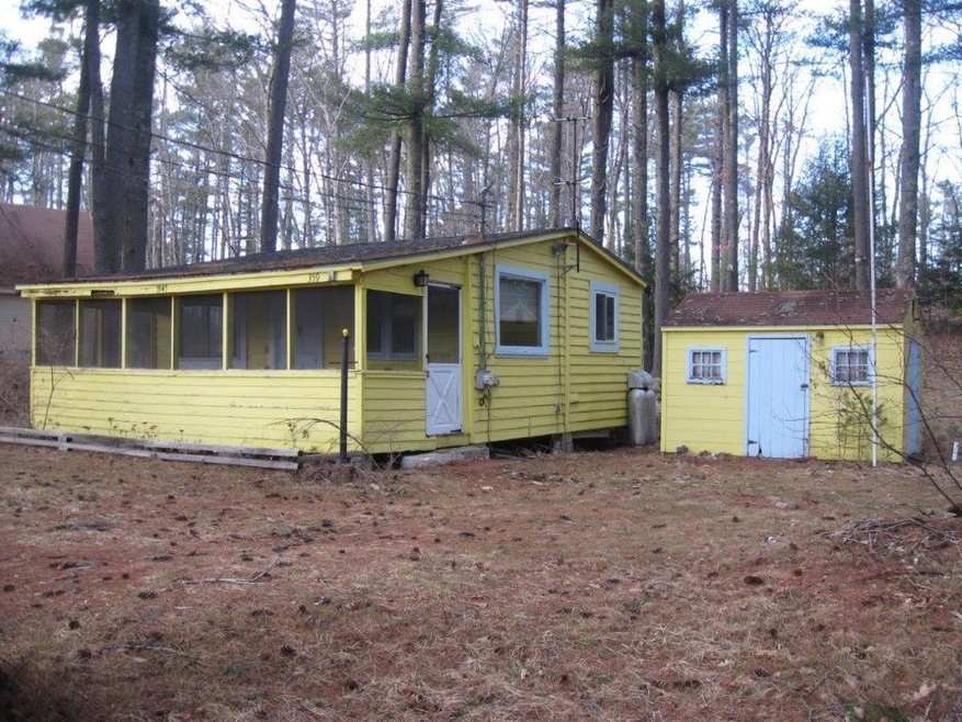 1. East Shore - Front of House & Shed