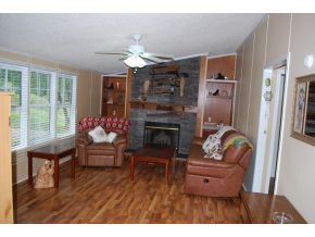 Family room with new flooring