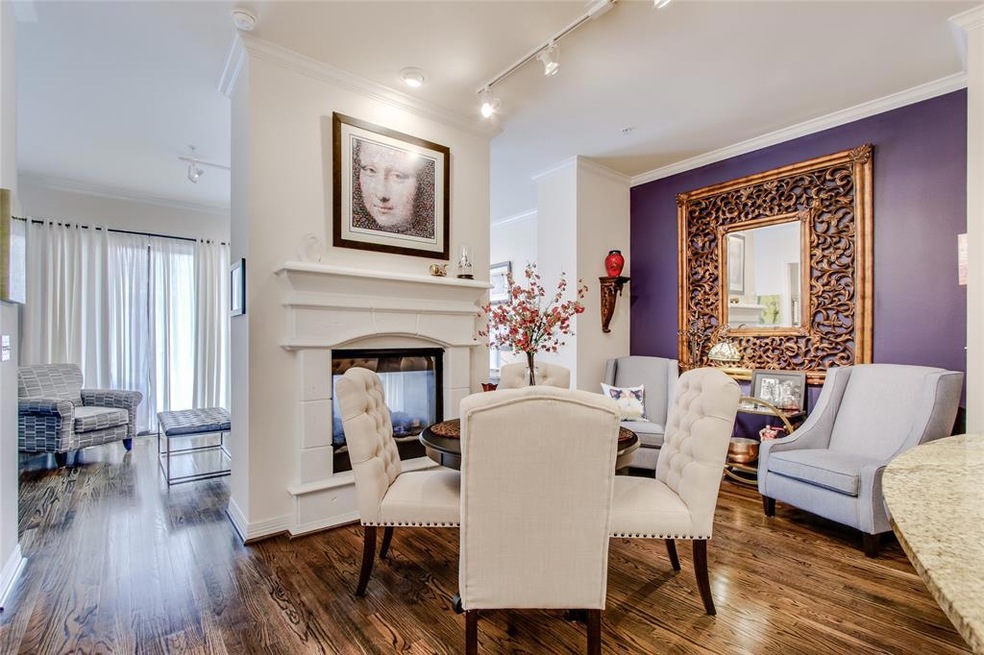 Open flowing floor plan. Notice the rich, warm aut