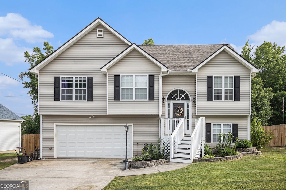 This charming split-level features timeless curb a