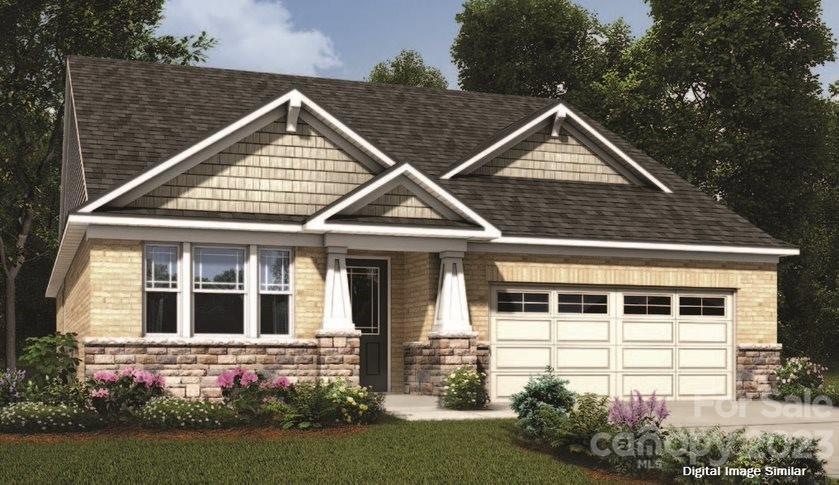 Craftsman - Front Exterior Elevation