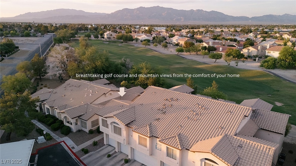 Aerial perspective of condo complex showcasing the