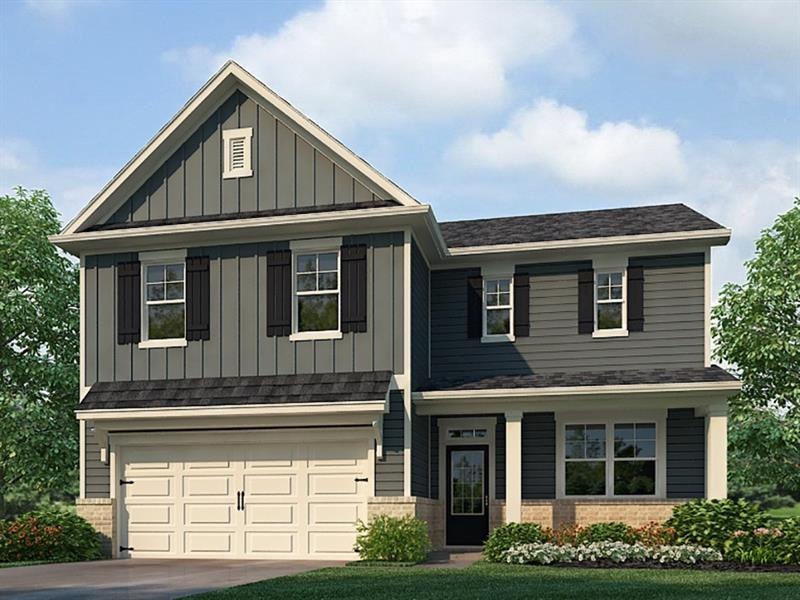 Color Rendering. Not actual home. Sample same plan