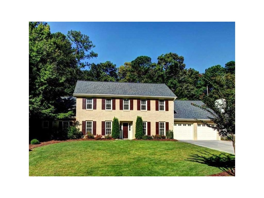 Exterior Front. Traditional three sided brick on a