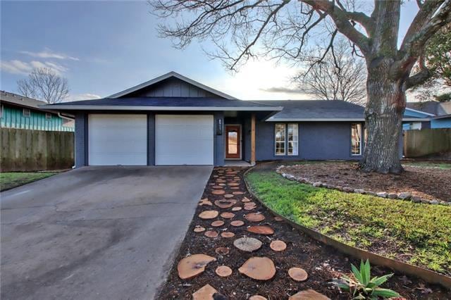 Great curb appeal, with wood stepping 