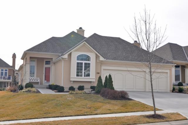 Front View 3 car garage