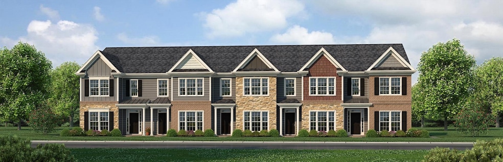 The Medforde Townhome 5 Unit Building. This photo is a rendering; 