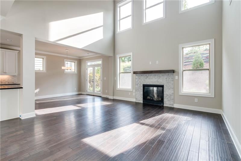 Not actual home. Photo of previously built Calhoun