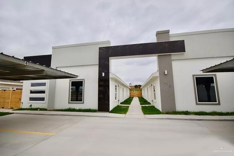 View of property exterior featuring stucco siding