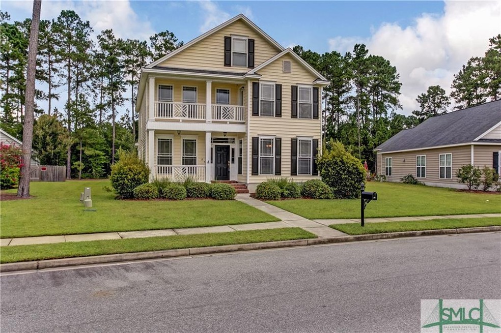 Front View of Home with Porches on Both Floors
