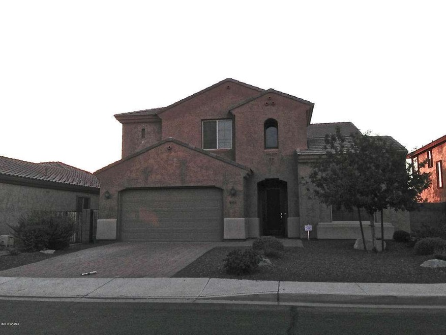 Front, paver driveway
