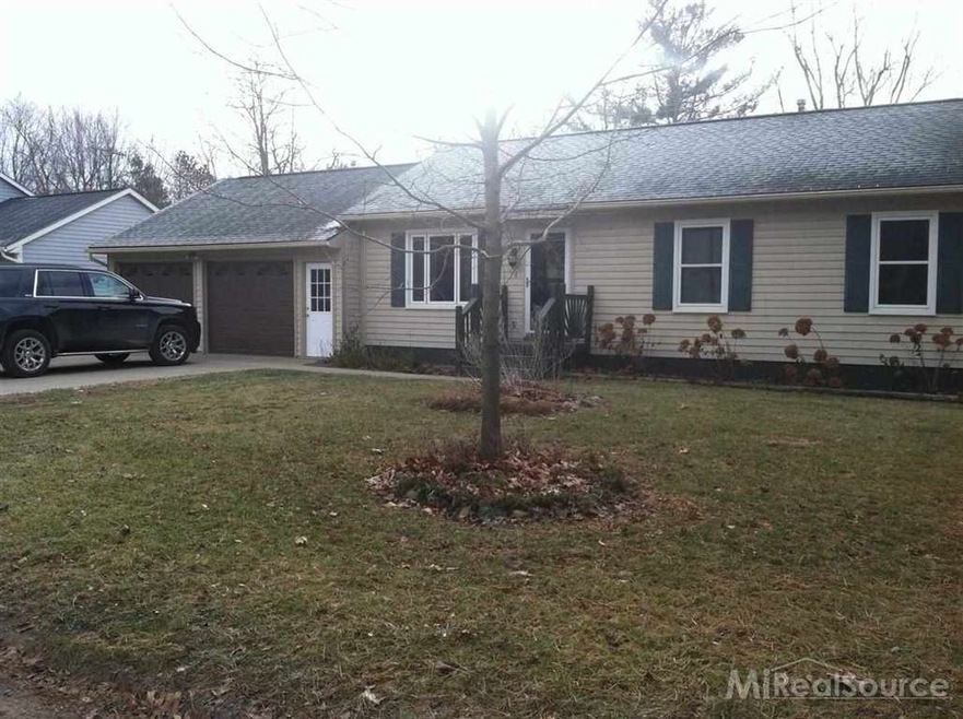Attached garage view