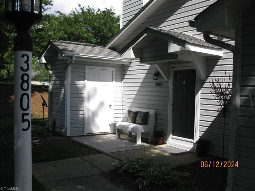 Front Porch, storage room