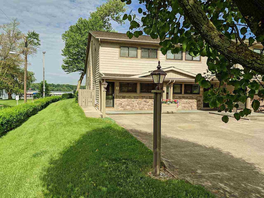 Condo exterior toward entry.