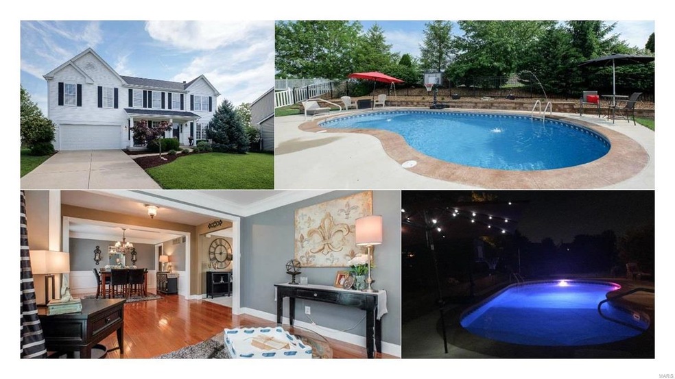 Exterior elevation, newer in ground pool (3yrs old