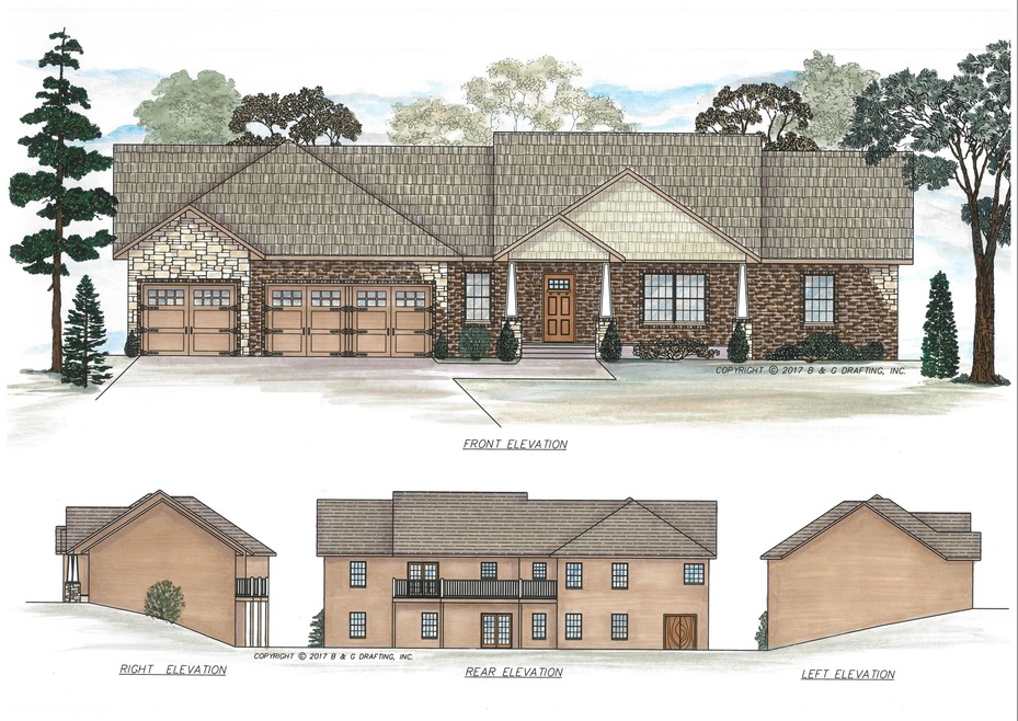 Front & Rear Elevations