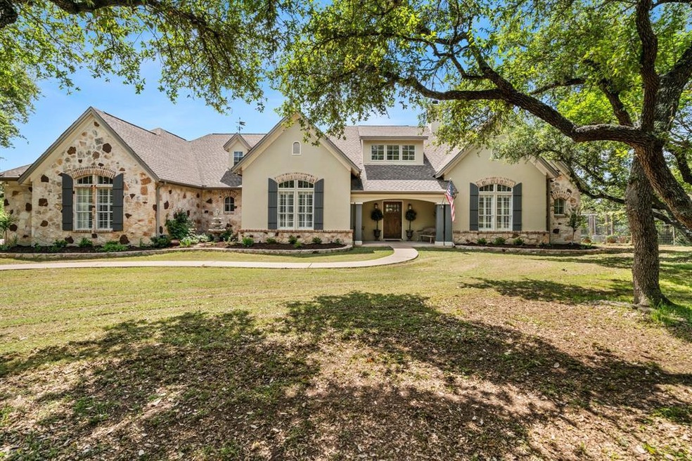 The front elevation of the home fits perfectly int