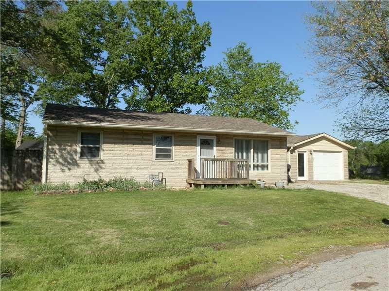Exterior Front. All stone home located on a cul de sac in a small private neighborhood.