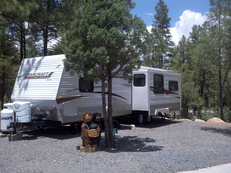 Lot with RV