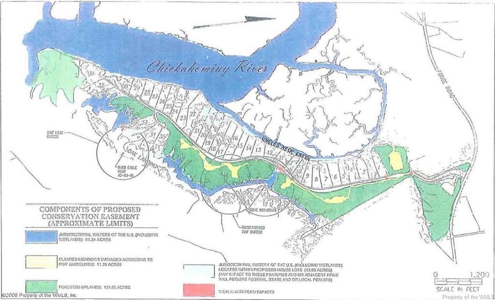 Over view plat of all of Uncles Neck