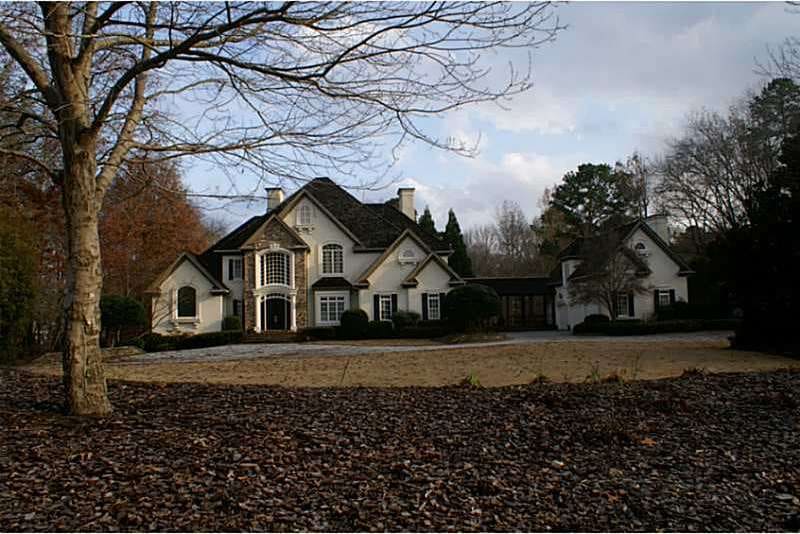 Exterior Front. Beautiful Grayson Estate Home set 