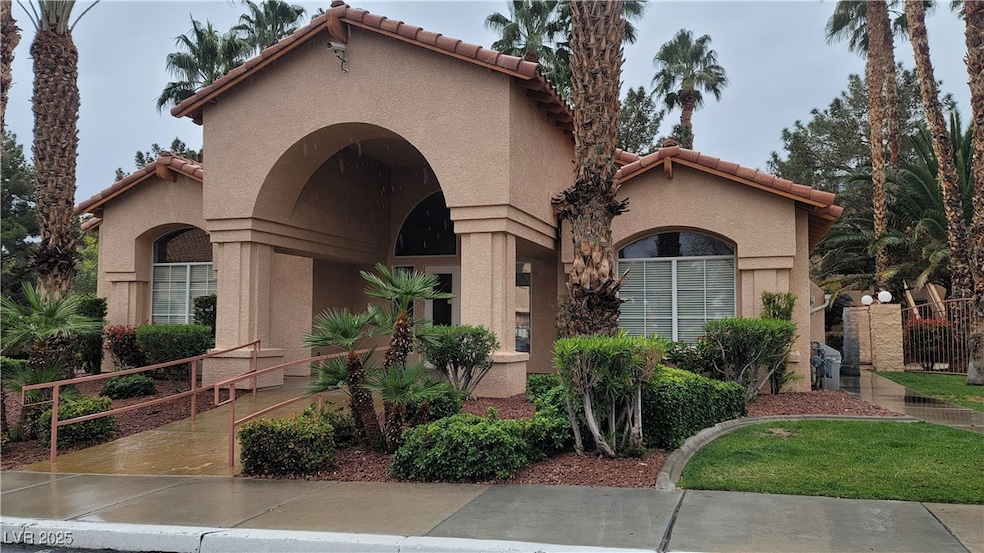 Mediterranean / spanish-style house with stucco si