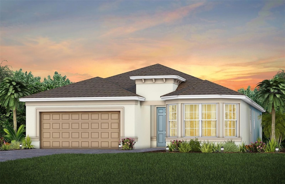 Exterior Design. Artistic rendering for this new construction home. Pictures are for illustrative purposes only. Elevations, colors and options may vary.