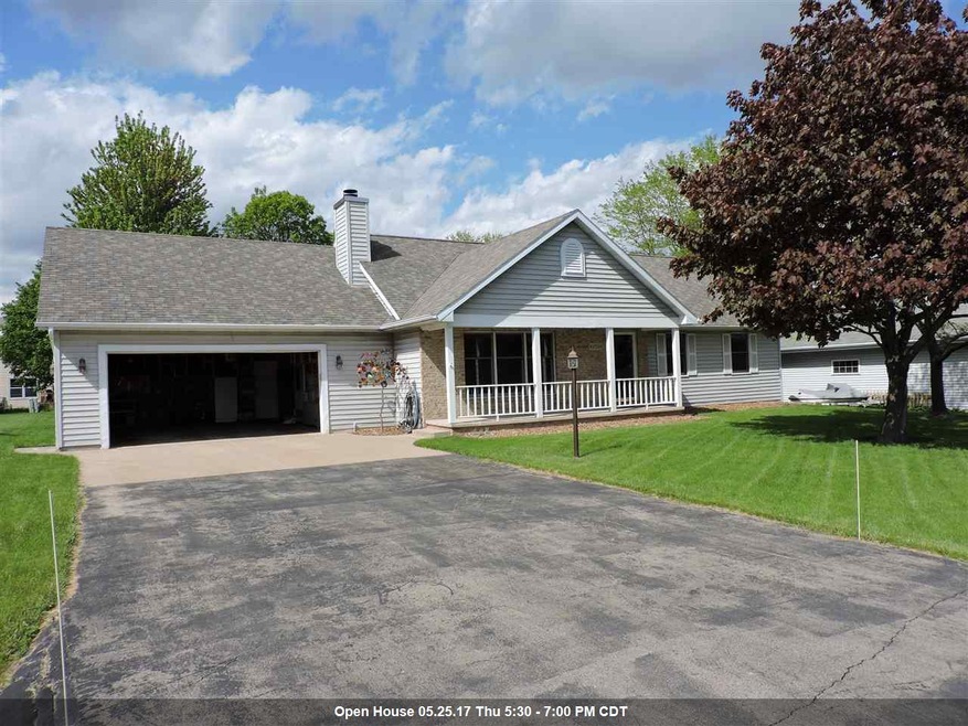 Beautiful ranch with covered porch.