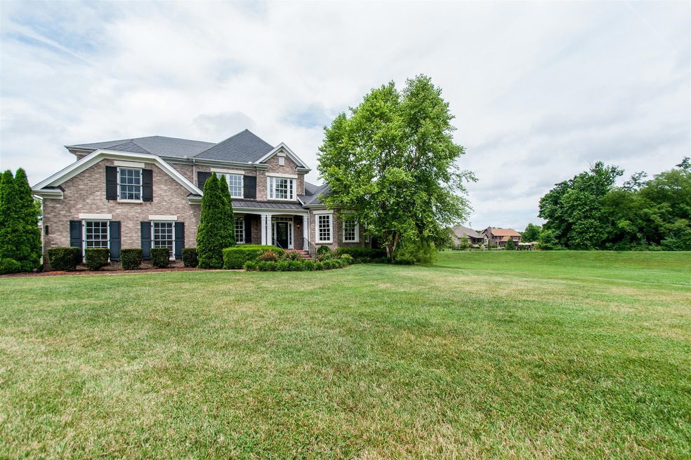 Welcome to your new home...3816 Robbins Nest Ct. Thompsons Station. The view  of your home from the cul-de-sac shows the green space adjacent to the home.