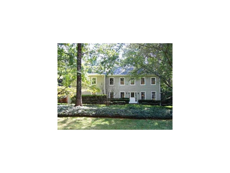 Exterior Front. Traditional Marietta home