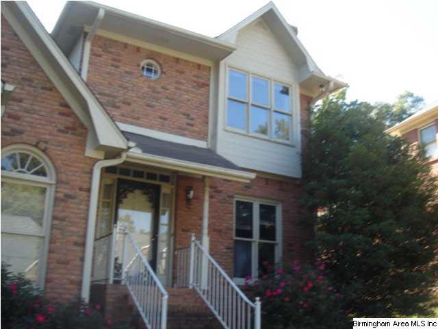 Front of 2 story twin-home