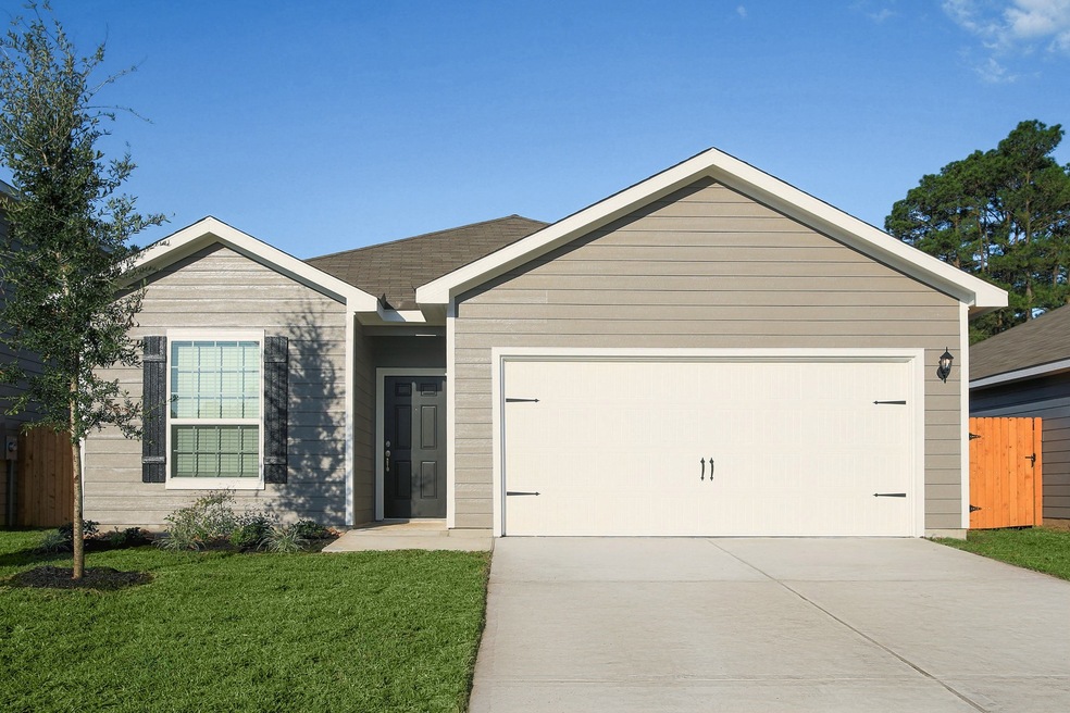 This is an example of the Maple floorplan by LGI Homes at Williams Trace to be built at 23108 Shakespeare Dr to be completed June 2022