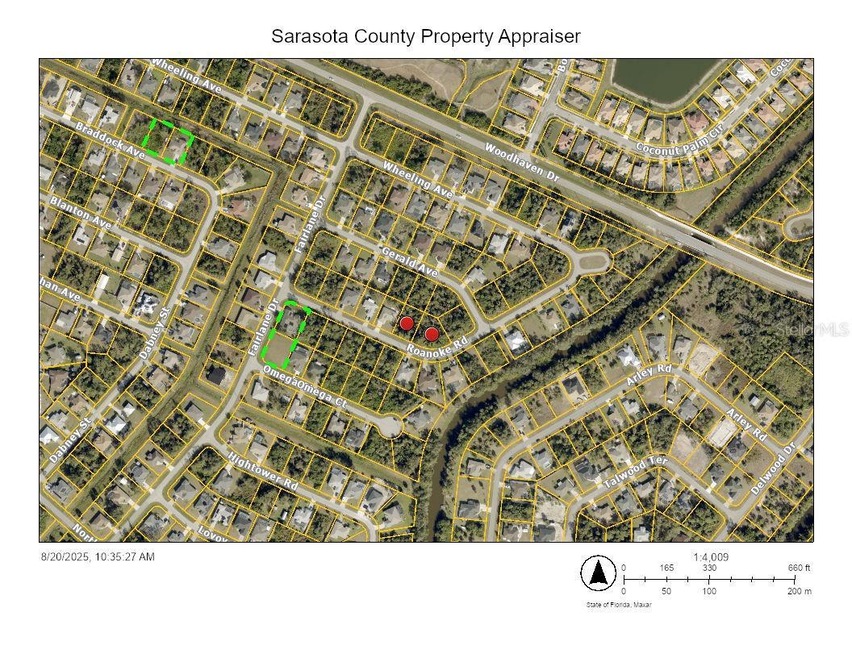 Red dots show the lots